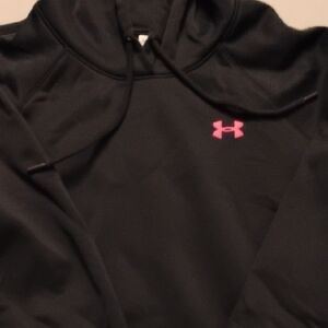 Under Armour Black Sweater with Pink Logo